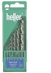 Edelstahlbohrerset Heller 6-teilig Cobalt HSS-CO DIN 338 RN &oslash;: 2,0 - 8,0mm