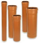 KGEM KG-Rohr mit Steckmuffe und Gummidichtring (Ausf&uuml;hrung: DN 200 L=500 mm)
