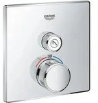 UP-Thermostat Grohe Grohtherm SmartControl chrom mit 1 Absperrventil