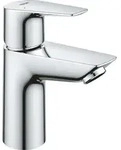 Waschtischmischer Grohe BauEdge S-Size Ausladung 93 mm chrom Push-Open Ablauf