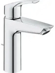 Waschtischmischer Grohe Eurosmart M-Size Ausladung 121 mm chrom mit Ablaufgarnitur