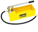 Rems Handdruckpr&uuml;fpumpe mit Manometer f&uuml;r Wasser, &Ouml;l, Glycol Druckbereich bis 60