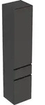Hochschrank Geberit Renova Plan 2 T&uuml;ren, 1 Schublade, 390x1800x360 mm lava matt