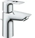 Waschtischmischer Grohe Bauloop S-Size Ausladung 93 mm chrom Mittelstellung kalt mit