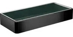 Seifenkorb emco loft B x H x T: 220 x 34 x 101 mm schwarz