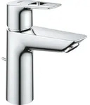 Waschtischmischer Grohe Bauloop M-Size Ausladung 106 mm chrom mit Ablaufgarnitur