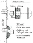 Dichtung f&uuml;r Wandarmatur Inhalt 2 St&uuml;ck