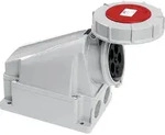 CEE-Wandsteckdose 63A, 400V Power Twist, IP66/67 (klein) inkl. Blindverschraubung PCE