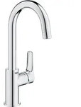 Waschtischmischer Grohe Eurosmart L-Size Ausladung 140 mm chrom Push-open Ablauf