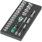 Steckschl&uuml;sselsatz WERA Zyklop 8000 B 23-teilig 3/8'' in Schaumstoffmodul