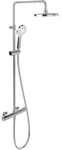 Duschsystem V&B Universal Showers mit Handbrause, Kopfbrause &oslash;: 230mm und