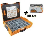 Sortiment HECO-TOPIX PLUS Senkkopf in L-BOXX 102, 3005 teilig (inkl. Bit Set 94 032