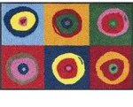 wash+dry Fu&szlig;matte Sergej 50x75cm - mehrfarbig
