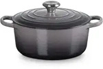 Le Creuset Runder Br&auml;ter Signature &Oslash; 24cm - grau|anthrazit