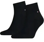 TOMMY HILFIGER Herren Kurzsocken Quarter Flag 2er Pack - blau - 39|40|41|42