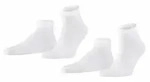 FALKE Herren Sneaker Socken 2er Pack Happy SN - wei&szlig; - 39|40|41|42