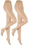 Hudson Damen Feinstrumpfhose Simply 20 DEN 2er Pack - natur - 38|40|39