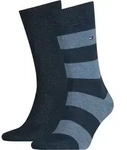 TOMMY HILFIGER Herren Socken Rugby 2er Pack - blau - 39|40|41|42
