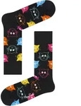 Happy Socks Unisex Socken Cat - schwarz - 36|37|38|39|40