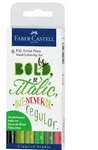 FABER-CASTELL Tuschestift Pitt Artist Pen Lettering 6er Etui