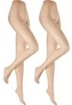 Hudson Damen Feinstrumpfhose SIMPLY SHINE 15 DEN 2er Pack - natur - 38|40|39