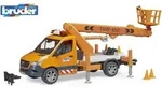 BRUDER - MB Sprinter Arbeitsb&uuml;hne mit Light + Sound Modul 02679