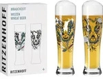 RITZENHOFF Brauchzeit Weizenbierglas-Set #7, #8 Von Petra Mohr - mehrfarbig