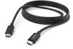 HAMA Ladekabel, USB-C - USB-C, 3 m, Schwarz - schwarz