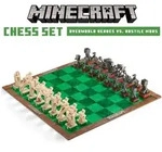 The Noble Collection - Minecraft - Minecraft Chess Set &ndash; Overworld Heroes vs.