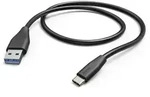 HAMA Ladekabel, USB-A - USB-C, 1,5 m, Schwarz - schwarz