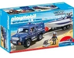 PLAYMOBIL 5187 - City Action - Polizei-Truck mit Speedboot