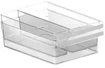 rotho K&uuml;hlschrankorganizer Set LOFT 3-tlg. - transparent
