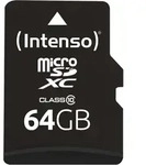 Intenso microSD Card Class 10 64GB SDXC