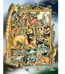 Ravensburger Puzzle - Tiere im Regal - 100 Teile