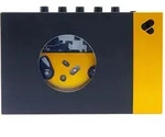 Tragbarer Bluetooth Kassettenspieler Black Yellow