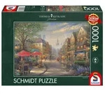 Schmidt Spiele - Erwachsenenpuzzle - Caf&eacute; in M&uuml;nchen - Thomas Kinkade, 1000 Teile