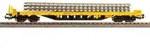 PIKO 24501 H0 Flachwagen Rs Bauzug VI beladen mit Betonschwellenstapel