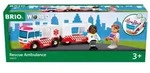 BRIO World &ndash; 36035 Rettungswagen | Zugset-Zubeh&ouml;r f&uuml;r Kinder ab 3 Jahren