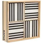 KAPLA - Holzbausteine, schwarz/wei&szlig;, 100er Box