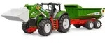 BRUDER - ROADMAX Traktor mit Frontlader und Kippanh&auml;nger