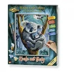 Schipper Malen nach Zahlen - Motiv Gruppe Klassiker / Tiere - Koala mit Baby