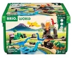 BRIO World &ndash; 36104 Dinosaurier Deluxe Set | 45-teiliges Zugset f&uuml;r Kinder ab...
