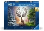 Ravensburger Puzzle 12001088 - Der magische Hirsch und die vier Jahreszeiten - 1000
