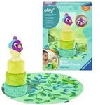 Ravensburger 4857 play+ Baby-Stapel-Puzzle: Vogelnest, Montessori-Puzzle, Silikon,