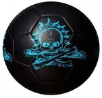 Best - Fu&szlig;ball Glow In The Dark Totenkopf blau, Gr&ouml;&szlig;e 5