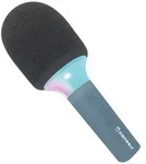 KIDYWOLF - Mikrofon Bluetooth mit Licht blau