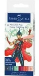 FABER-CASTELL Tuschestift Pitt Artist Pen Comic 6er Set