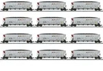 M&auml;rklin 45666 - H0 Hopper Car Set BNSF