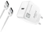 Cellularline USB-C Charger Kit f&uuml;r Apple 30W PD White