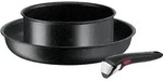 TEFAL Ingenio Black Stone Set 3-tlg.